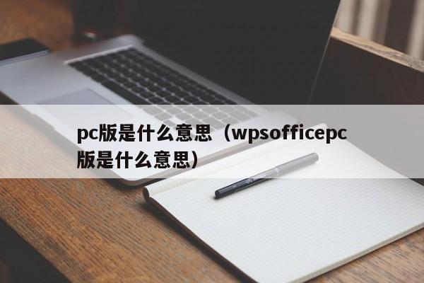 pc版是什么意思（wpsofficepc版是什么意思）