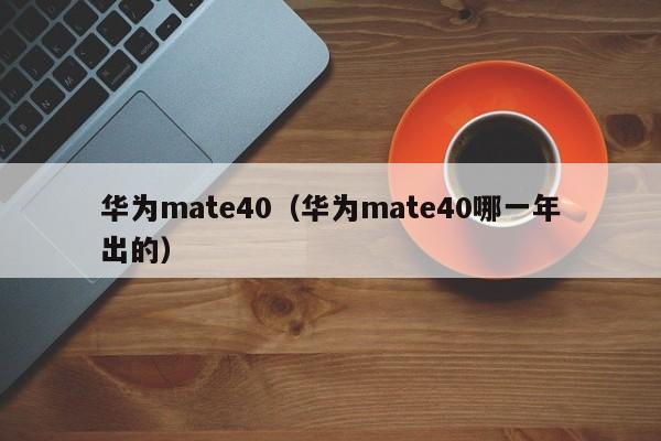 华为mate40（华为mate40哪一年出的）