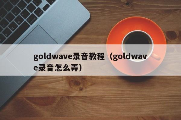 goldwave录音教程（goldwave录音怎么弄）