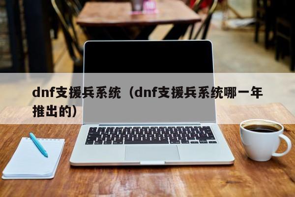 dnf支援兵系统（dnf支援兵系统哪一年推出的）