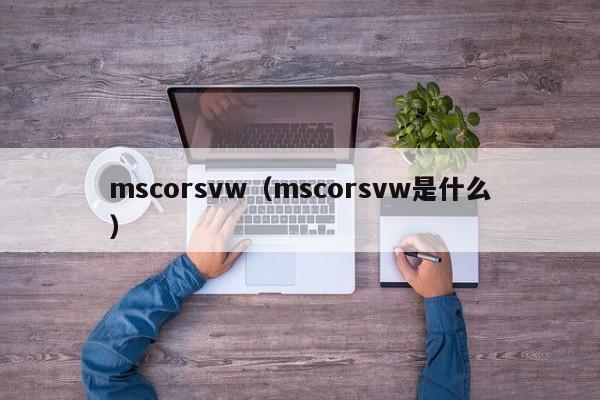 mscorsvw（mscorsvw是什么）